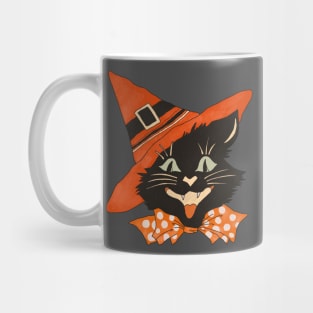 Retro Halloween Cat Mug